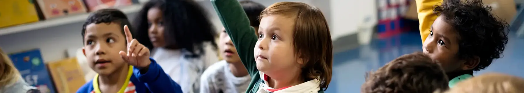 Children Raising Hands